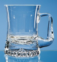 Curved Glass Star Based 0.255 ltr Tankard - Incl. FREE TEXT Engraving  